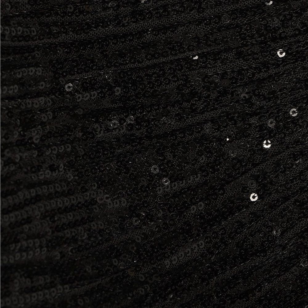 New Black Sequin Mini Dress Size Medium Cocktail Party Night Out Sparkle Glam - Picture 4 of 5